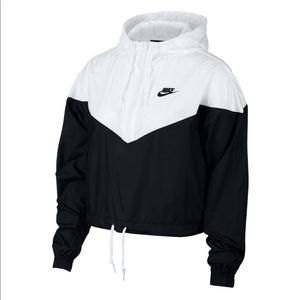 Nike Black and White Windbreaker